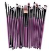 20Pcs/Set Cosmetic Foundation Makeup Brush Set Soft Fluffy Cosmetic Brushes Kit  for Cheeks Eye