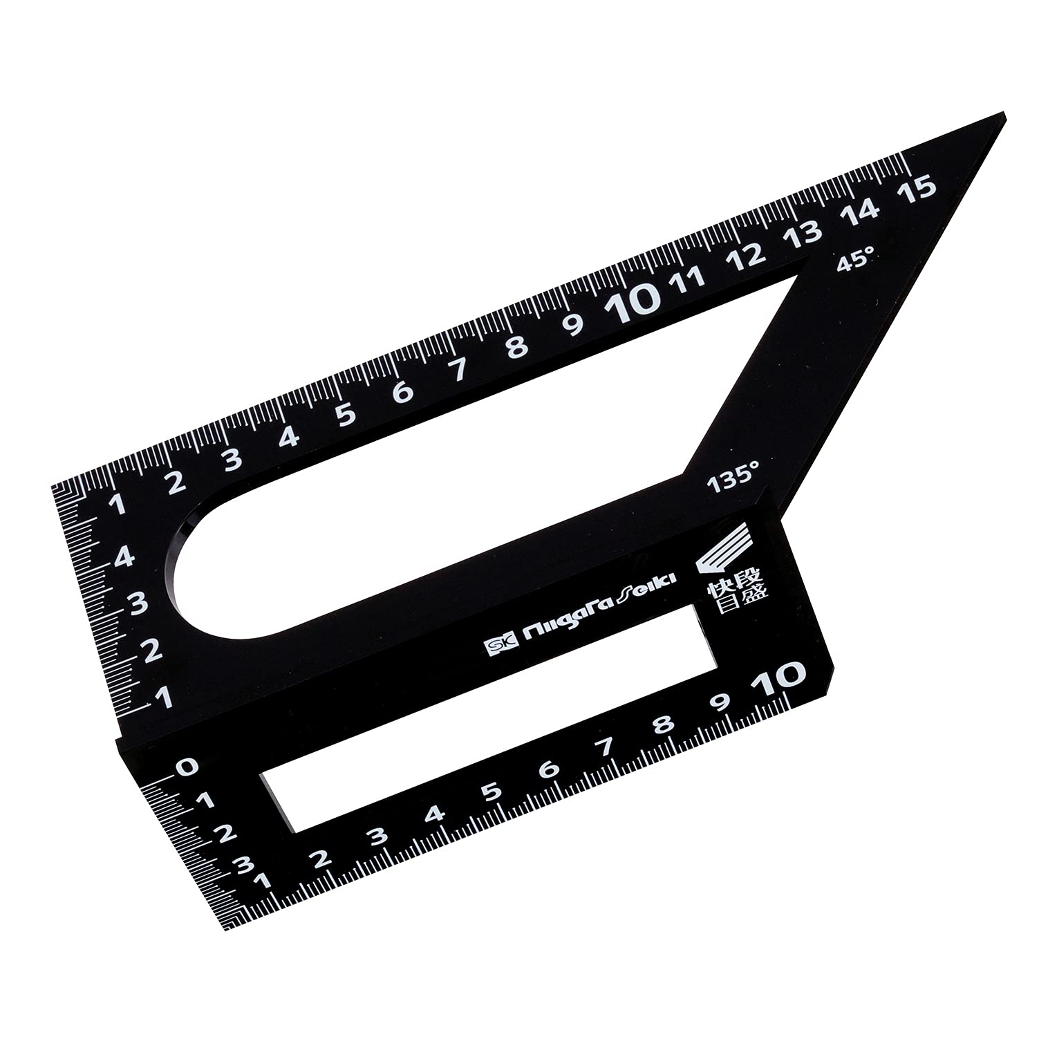 

Niigata Seiki SK Made in Japan Polycarbonate Ruler Kaidan Scale ASQ-100PCKD