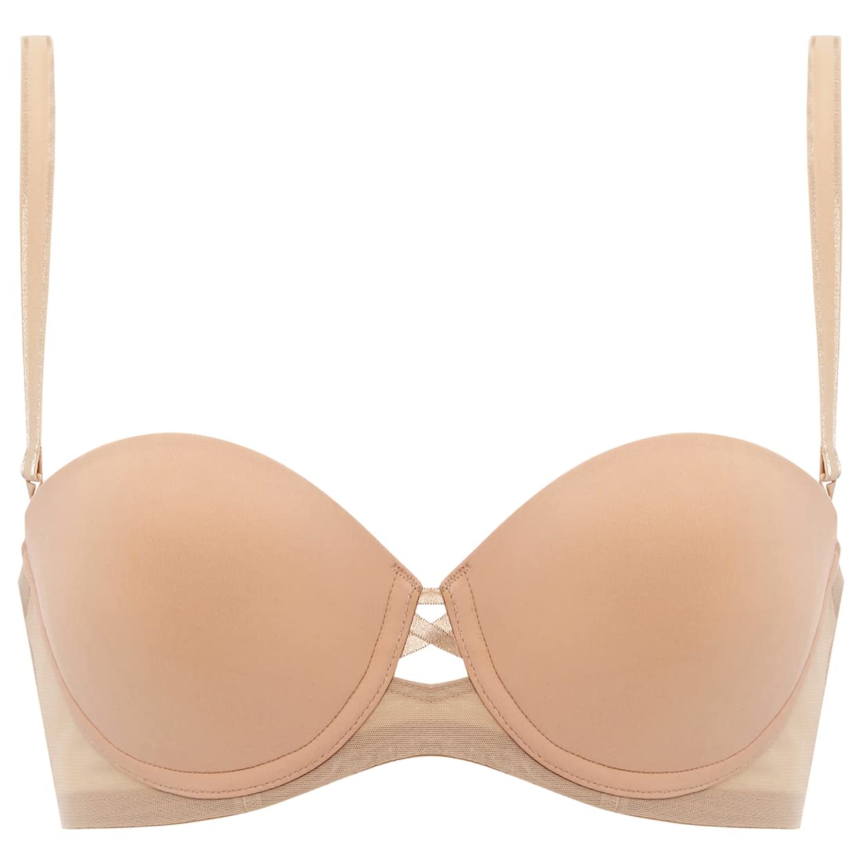 

Бюстгальтер 022 Бюстгальтер 1195 B75 Размер [Triumph] Футболка (Съемные бретели) (бежевый)