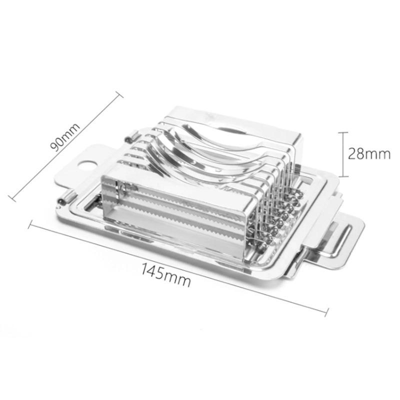 Stainless Steel Egg Slicer Multifunctional Vegetable and Fruit Slicer Durable High Quality Fast Egg Separator Kitchen Gadget