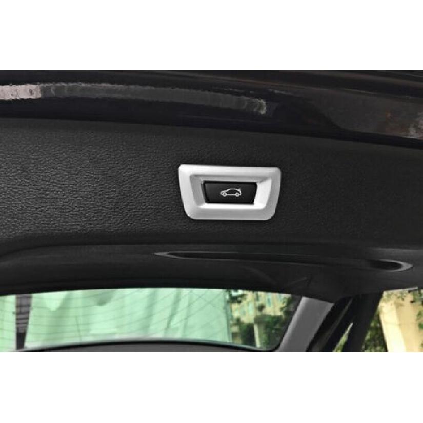 Cover Trim 2019-2022 For BMW X5 G05 Seat Tailgate Rear Door Switch ABS Chrome