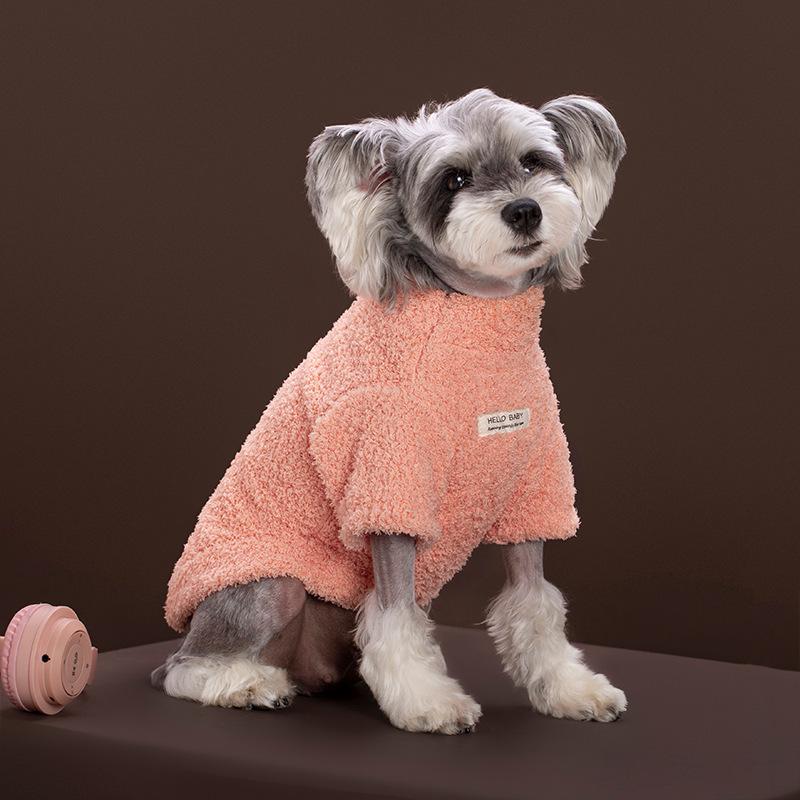 Autumn & Winter Warm Dog & Cat Clothing for Small, Medium, Large Pets - New Year Teddy Outfit.