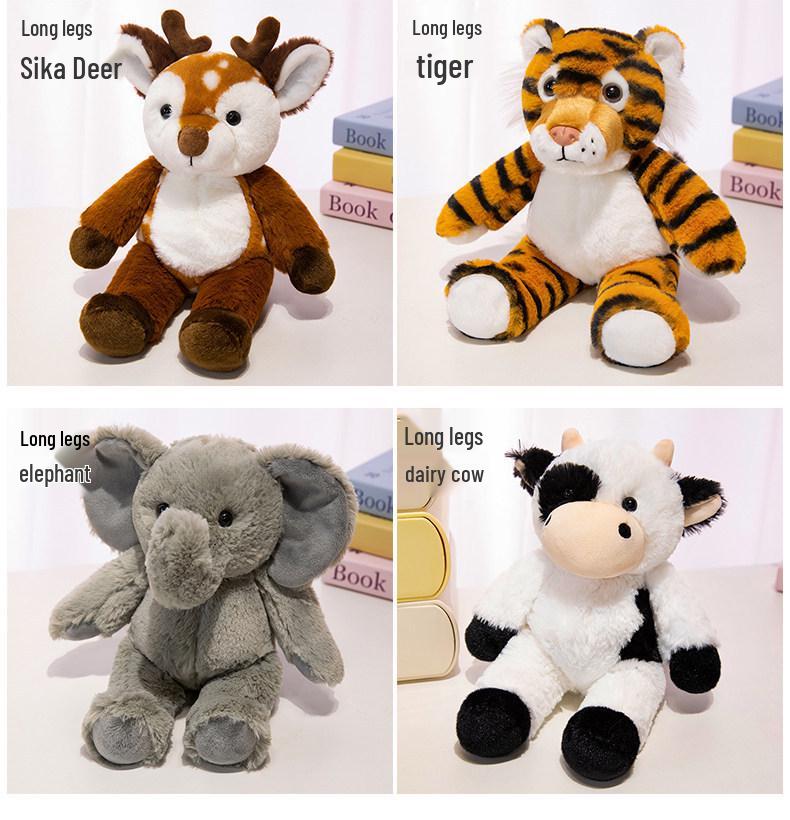 Sevimli Orman Hayvanı Peluş Bebek: Çocuklar İçin Yaratıcı Hediyelik & Erken Eğitim Oyuncağı