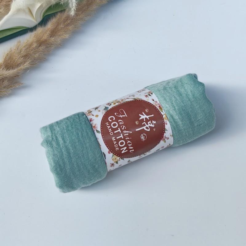 Monochrome Cotton And Linen Scarf, Beard Headscarf, Crumpled Scarf, Shawl, One Piece Will Be Sent On Behalf Of Wj01.
