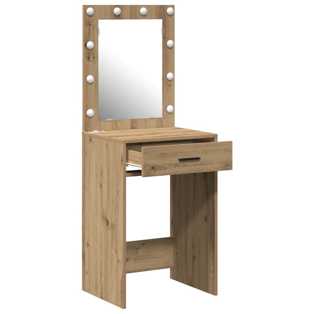 Makeup Table Artisan Oak 50 x 41 x 135 cm Particleboard