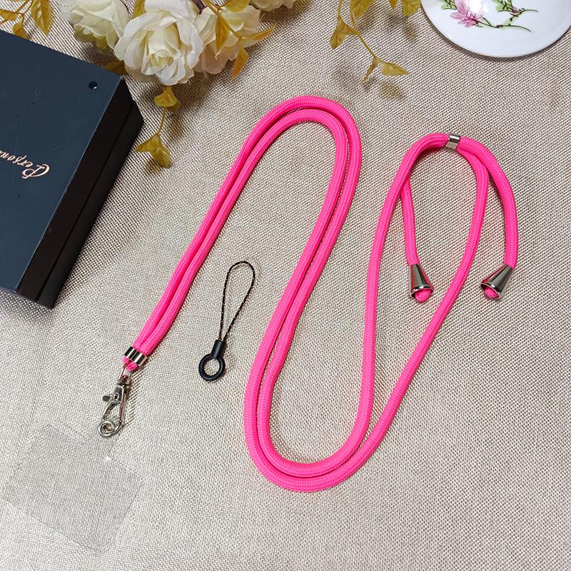 Retractable and Adjustable Anti-Lost Mobile Phone Lanyard with Neck and Crossbody Options