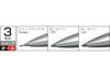 Platinum Fountain Pen Multifunction Pen Double 3 Action Sterling Silver Amishima MWB-10000SA#3