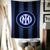 Inter Milan Logo Wallpaper Threepiece Set 1 Duvet Cover 2 Pillowcase Without Core Soft And Comfortable Christmas Birthday Gift