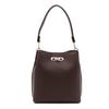 VITAFELICE Damen 3-Fächer Quadratische Schultertasche inb-10104p (Schokolade)
