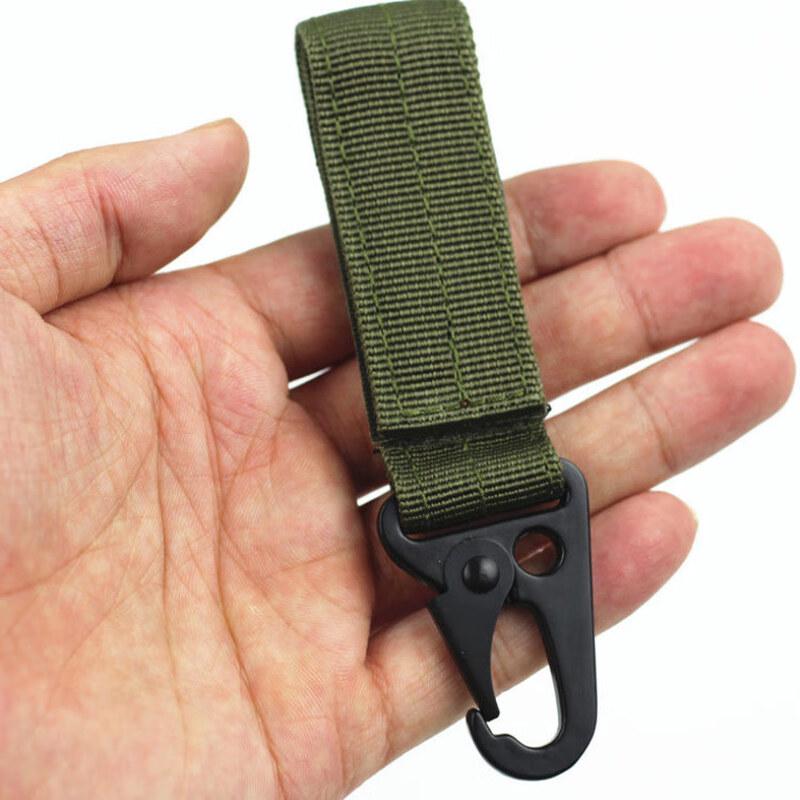 Brangdy Tactical Webbing Carabiner Keychain