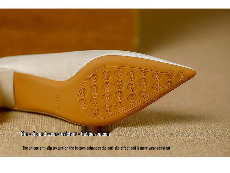 Korean Style High-End Versatile High Heels - Spring/Autumn 2025