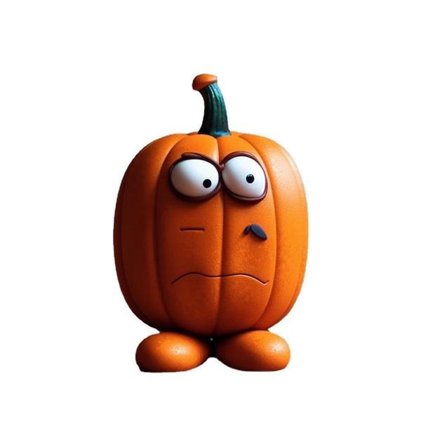Pumpkin Sprite Decoration, Resin, about 14cm