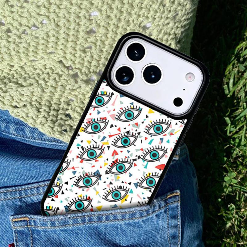 EVIL EYE Collage Phone Case Cover Compatible with for IPhone 17air 16e 15 14 13 12 11Pro Max 17 Air