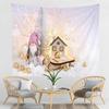 Christmas Tapestry Ice and Snow Cabin Scenery Cross-border Hanging Cloth Room Hanging Cloth Tapestry