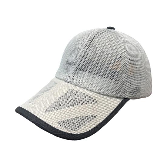 Men Baseball Cap Adjustable Elastic Buckle Baseball Hat Breathable Mesh Sweat-Wicking Sun Protection