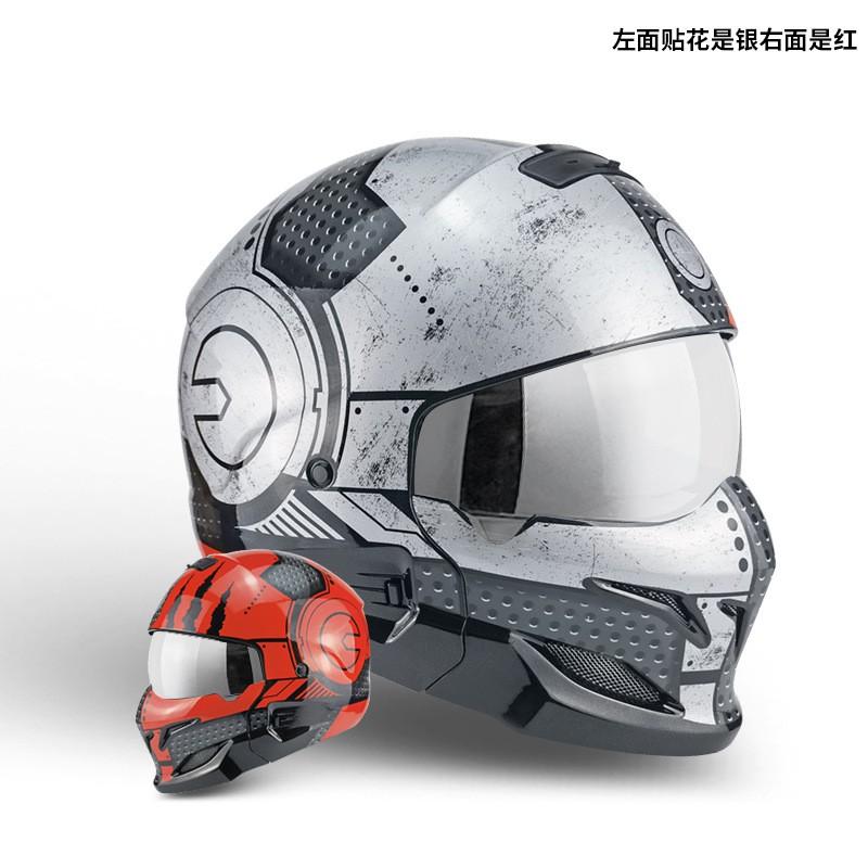 Vintage-Style Motorcycle Helmet With Bluetooth Support 3C Certified ABS Full Face Adults