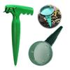 Haveetiketter Markører Frødispenser, Håndholdt Såmaskine Såmaskine med 5 Drejeknapindstillinger, Ergonomisk Plastik Plantehulspyd Plantehulspyd, Planteetiketter, Såværktøj til Små