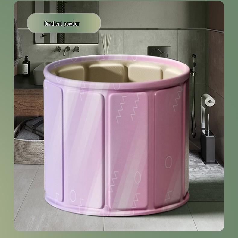 Adult Portable Folding Full Body Soaking Tub - Full Bucket Plus Cotton