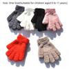 Years Old Boys Girls Baby Soft Warm Lovely Full Fingers Coral Plush Mittens Candy Color Kids Gloves