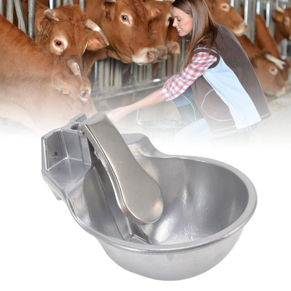Aluminum Alloy Livestock Drinking Bowl Durable Drinking Fountain Automatic Drinking Bowl Sheep