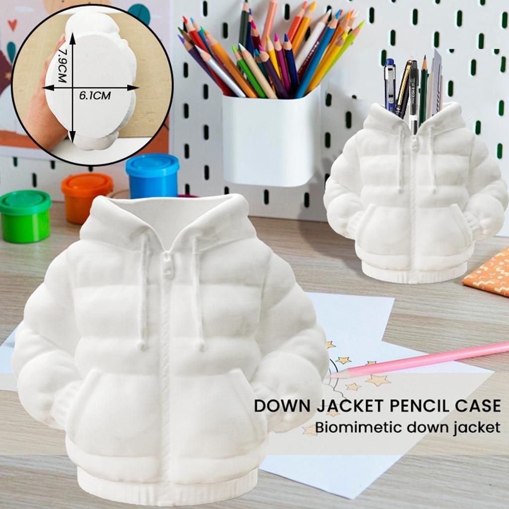 Down Jacket Pencil Case, Pen Holder, Pen Holder Storage Box Suitable For Pen Holder Storage Party Decoration Gifts