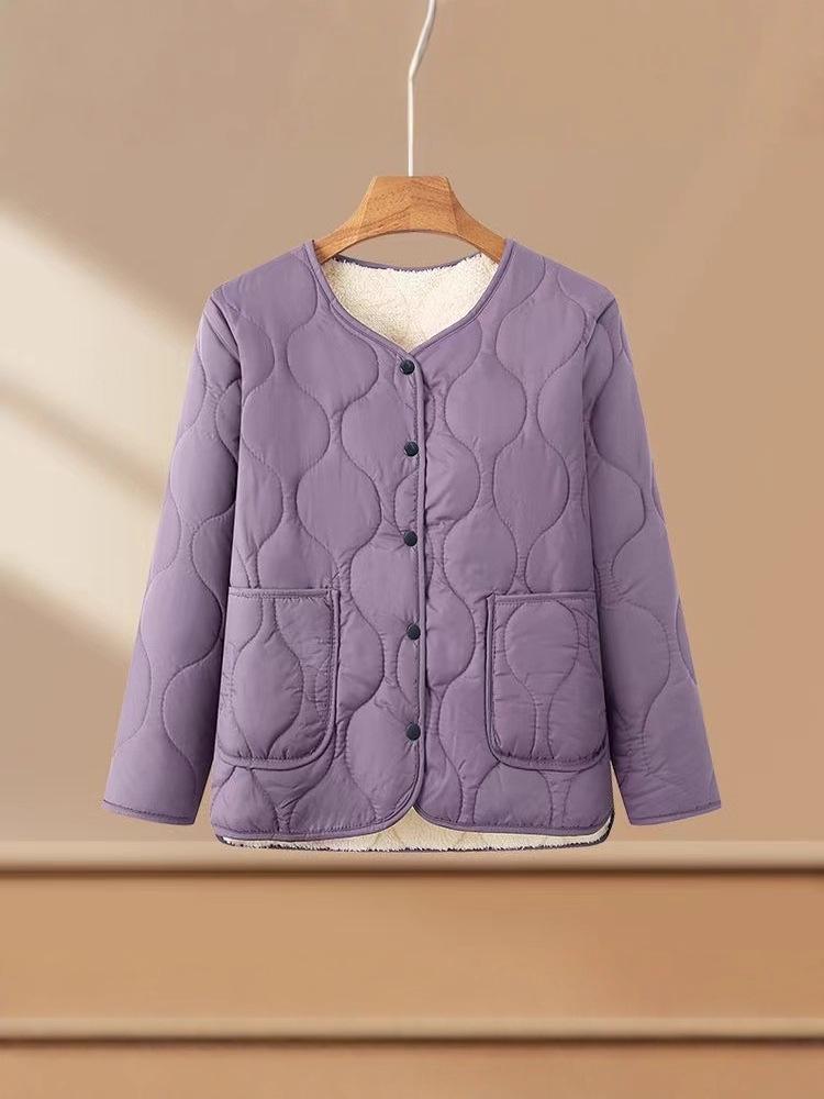 Women's Autumn/Winter Outerwear: Warm, Thickened Cotton Jacket for Middle-Aged and Elderly
