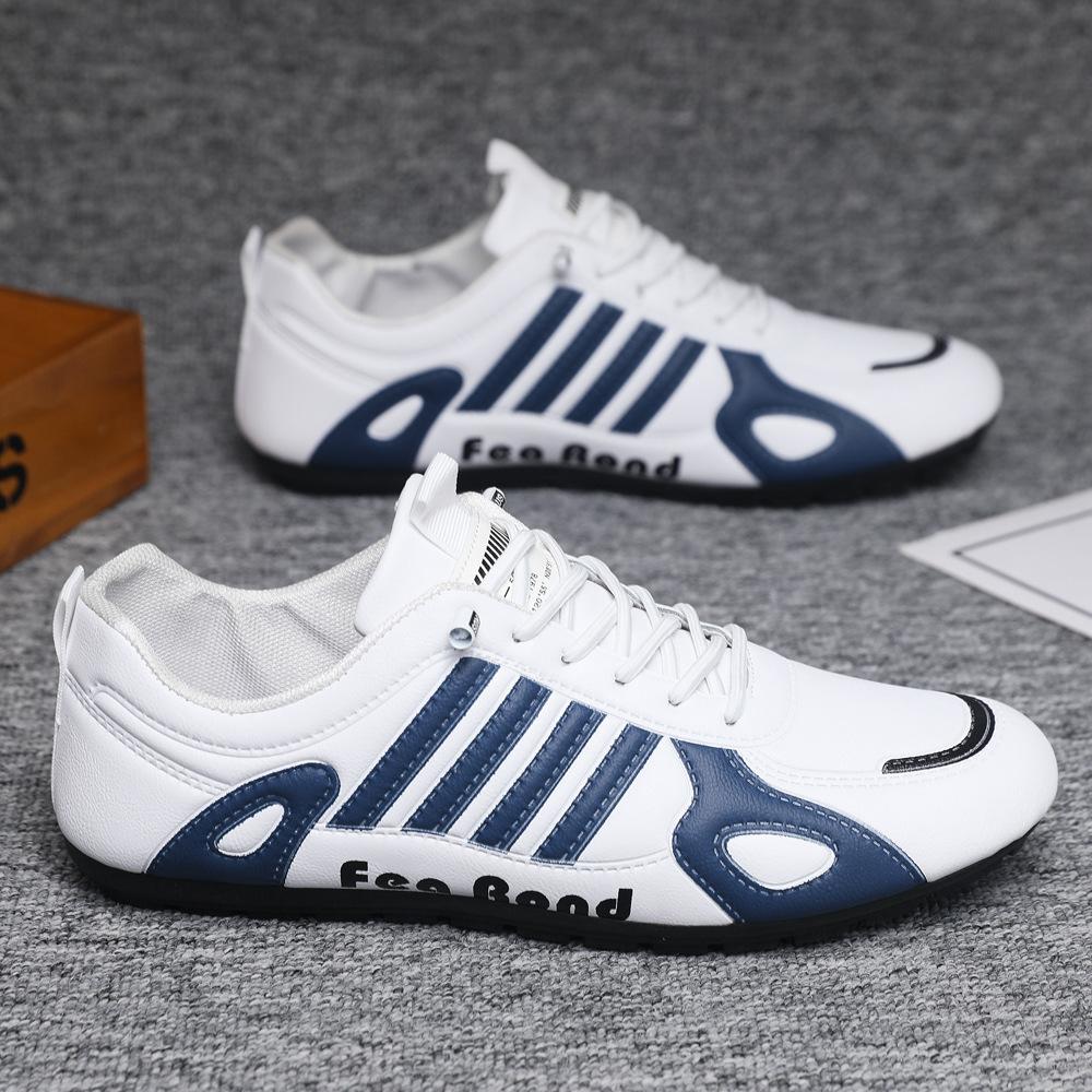 

Мужская обувь импортного производства, весна, новая кожаная поверхность, удобная мягкая подошва, дышащая, повседневная спортивная обувь, модная мужская обувь 44