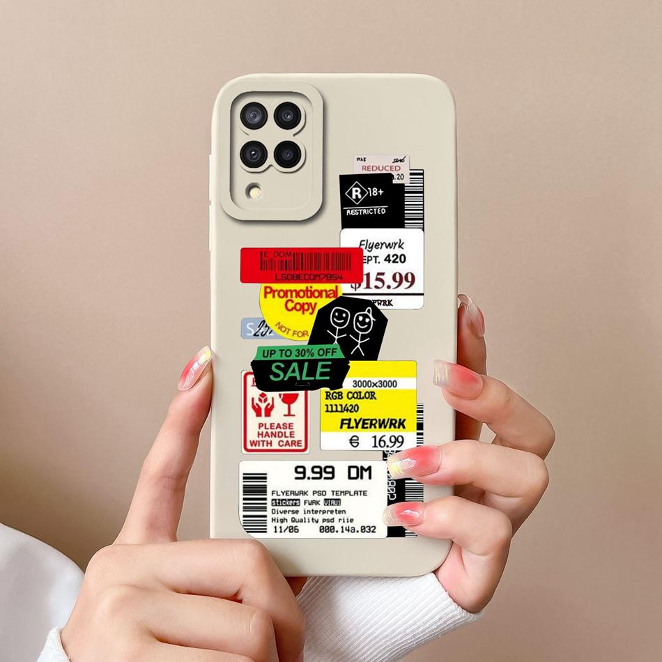 For Samsung Galaxy A12 M12 F12 Phone Case Cartoon Liquid Silicone Full Protection Anti Drop Cover For Samsung A 12 M 12 Bumper