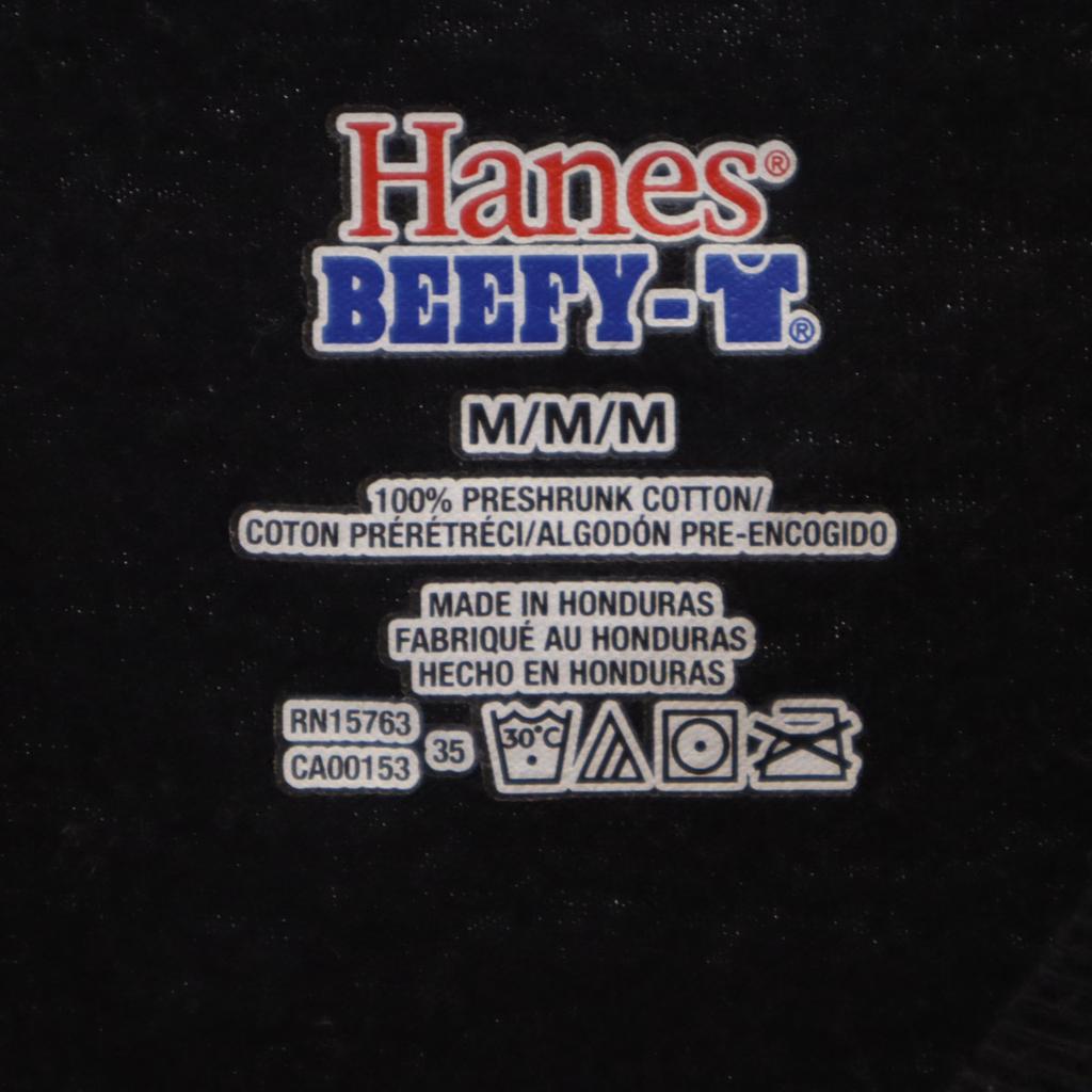 Hanes RUN DMC Short sleeve T-shirt M black Men's Used