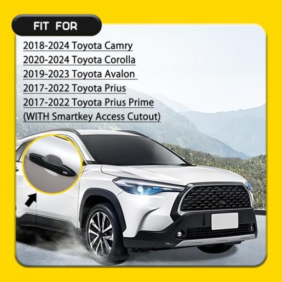 For Toyota 19-23 Avalon Front Rear Left Right Door Handle Cover W/ Smartkey Hole