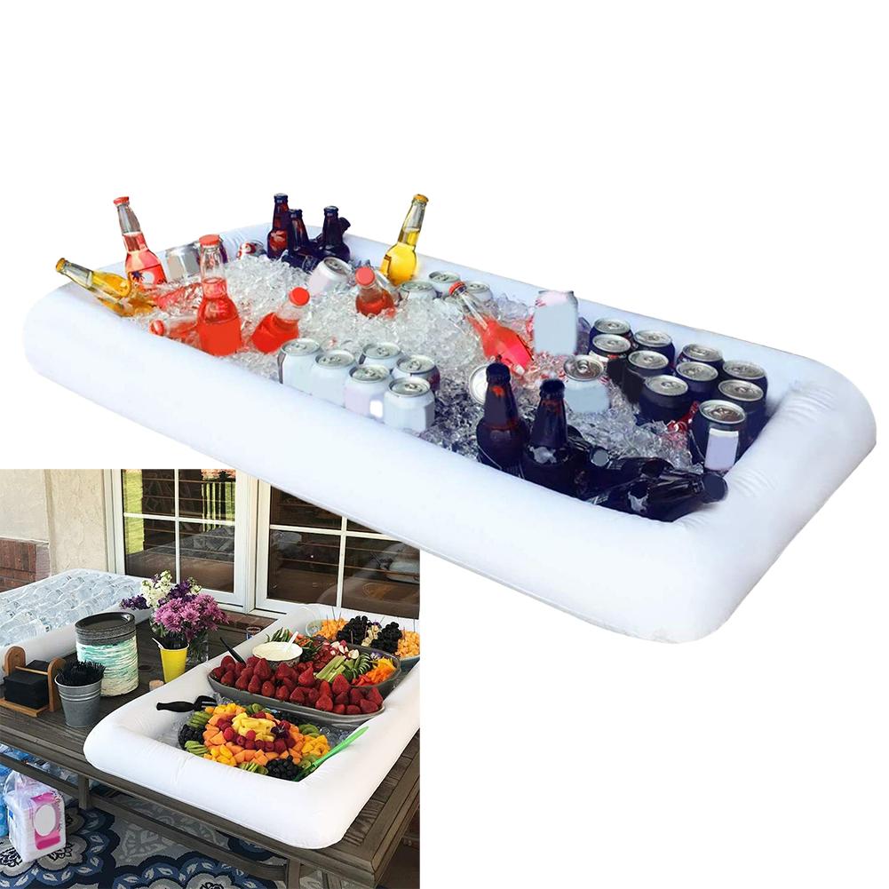 Inflatable Ice Tank Serving Buffet Bar Water Party Food Drinks Cooler Portable Beverage Ice Trough Beer Salad Ice Bucket