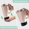 Leeseph Protective Glitter Silicone Boot,Compatible with Stanley Tumbler and More Bottles/Tumblers with 2.9in Bottom, Anti-Slip