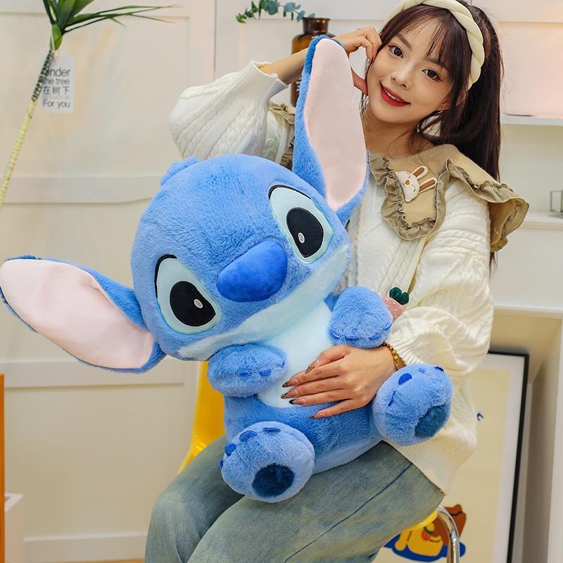 @@Stitch Doll Stuffed Toy Adorable Classic Cartoon Character Children's Pillow Gentle Stuffed Animal Birth Date Present Designed for Children