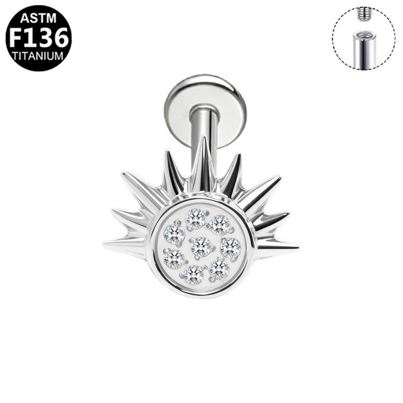 Gaibei Retro Trendy Titanium Spider Earrings - European & American Style
