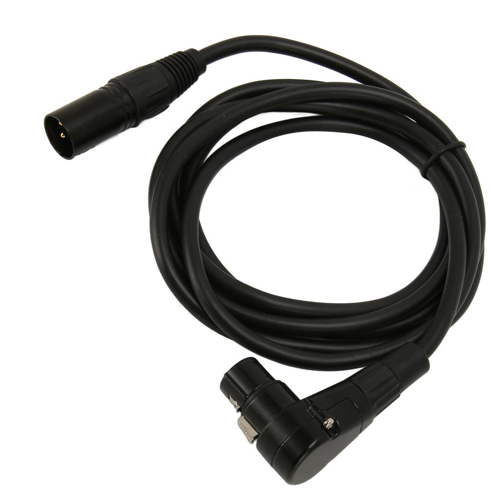 XLR to XLR Cable Straight Male to Elbow Female 3 Pin HiFi Sound XLR Balanced Cord for Microphone