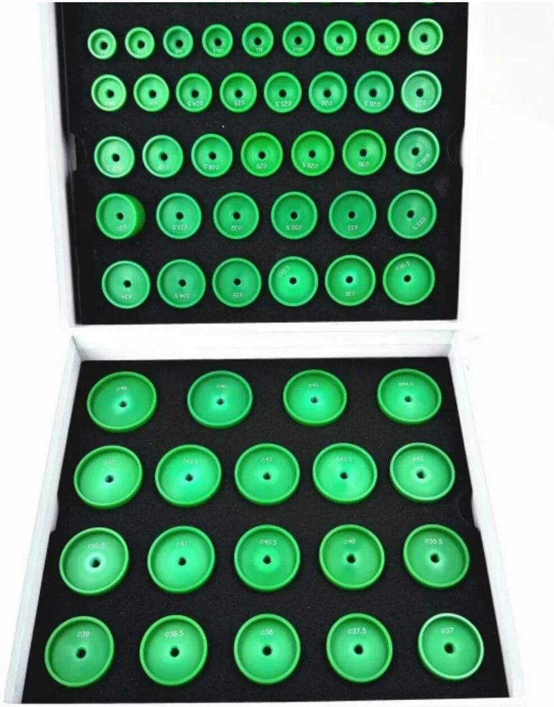 Heavy Duty Watch Press Dies Set Round Extra-Deep Curved Watch Crystal Watch Back Pressing Tools for Watchmakers