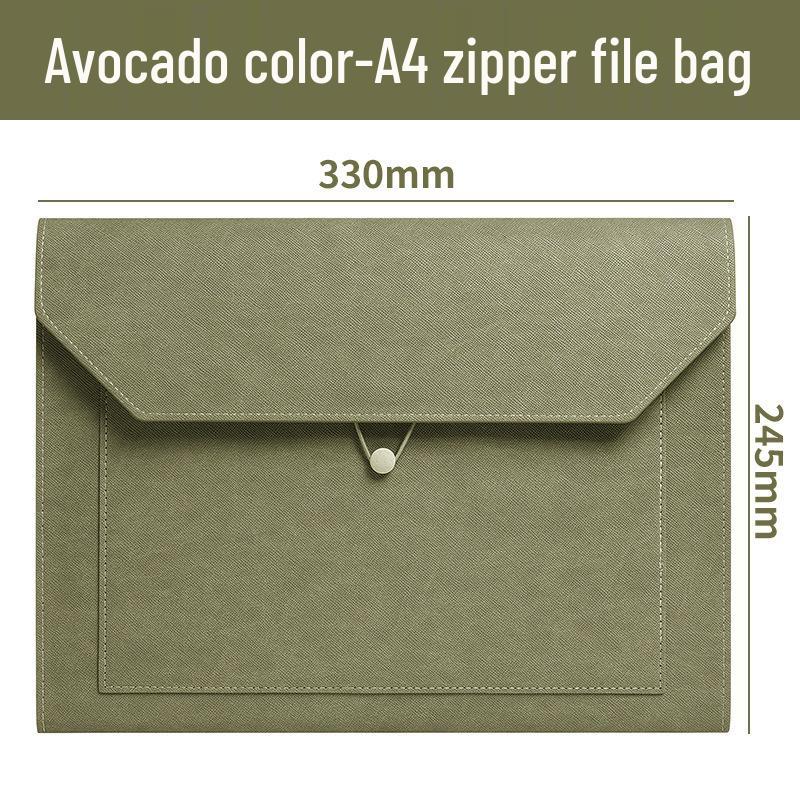 Leather Document Bag for Contracts and Invoices, A4/A5