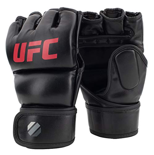 UFC MMA 7oz Grapplingové rukavice, Čierne, Veľkosť L/XL, UHK-69154, S otvorenými prstami, Zmiešané bojové umenia, Kickbox…