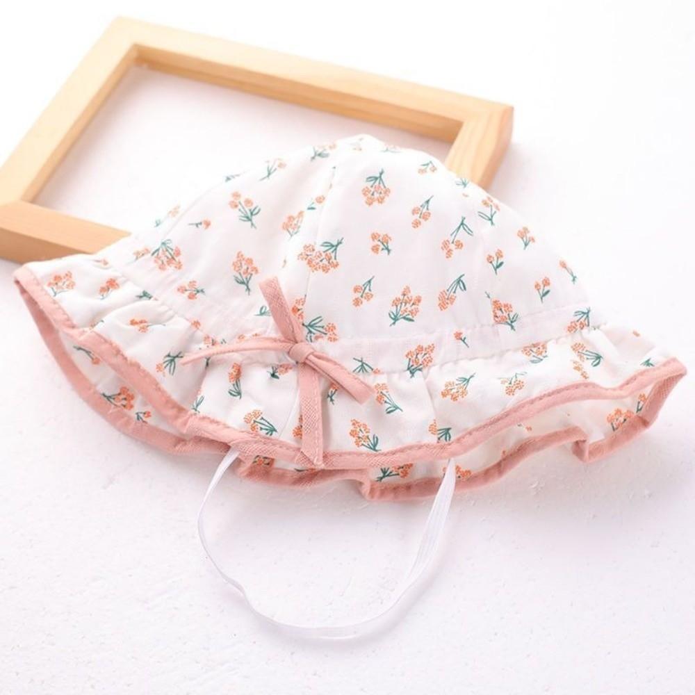 Lovely Bow Baby Hat Breathable Children Hat Cute Infant Hat  1-18Month Baby