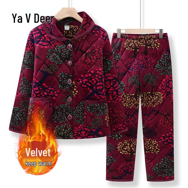 Yalu Women's Winter Warm Fleece-Lined Outerwear Set