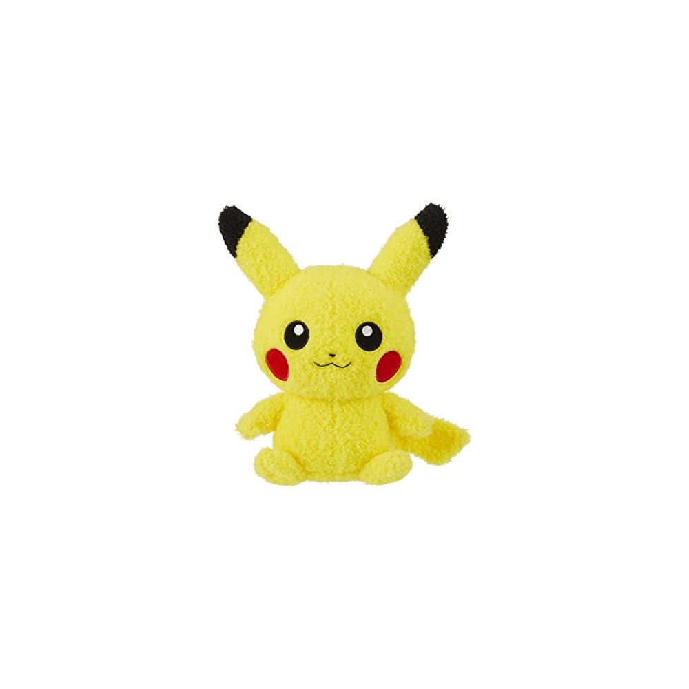 Sekiguchi Pocket Monster Pikachu Plush Toy 672134 Soft and Cuddly 20cm