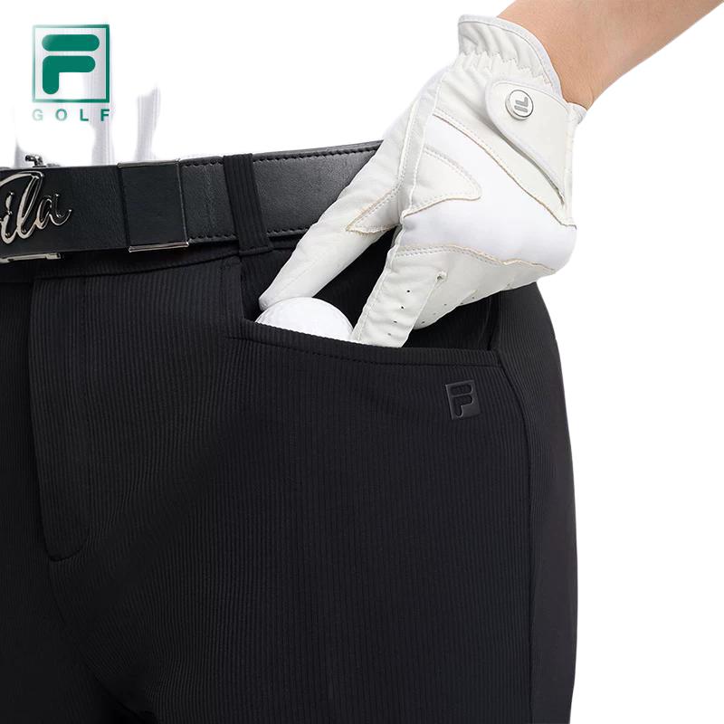 Fila Womens Regular Fit Mid-Rise Knitted Golf Pants Women Bottoms A11W635602F