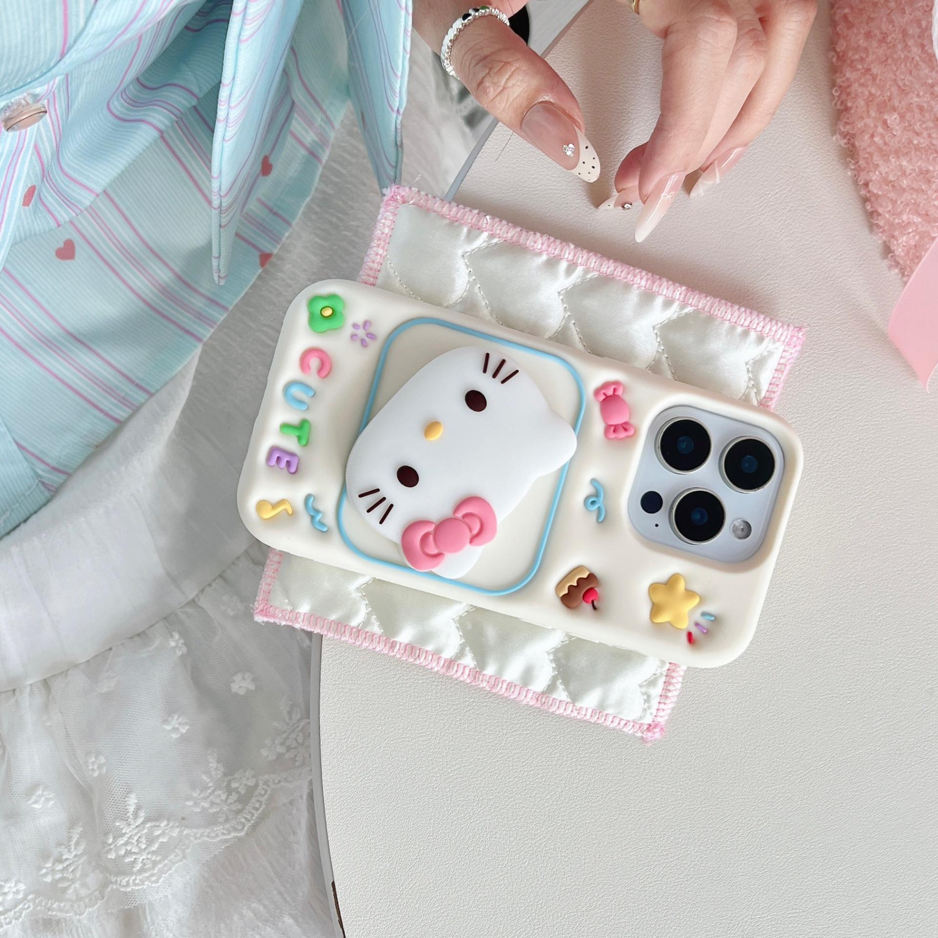 

Rotating Stand Phone Case for Apple 16/17 - My Melody, Kuromi & Pompompurin Collection iPhone 14 Pro