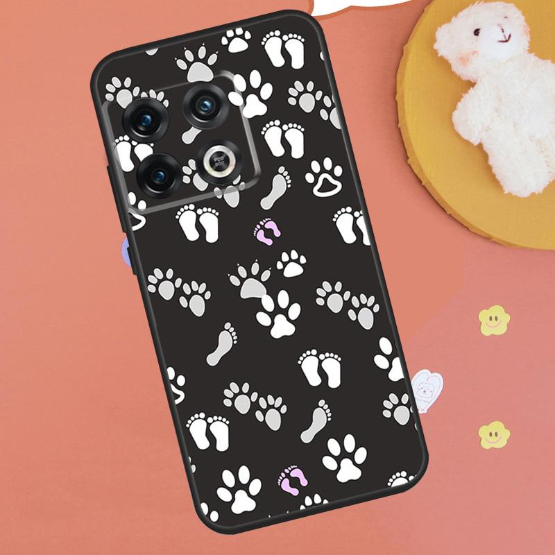 Dog foot Paw Colorful Pattern Case For OnePlus Nord CE 5 2 3 4 Lite N20 N30 OnePlus 15 13 12 11 10R 13R 12R 10T 13T Funda