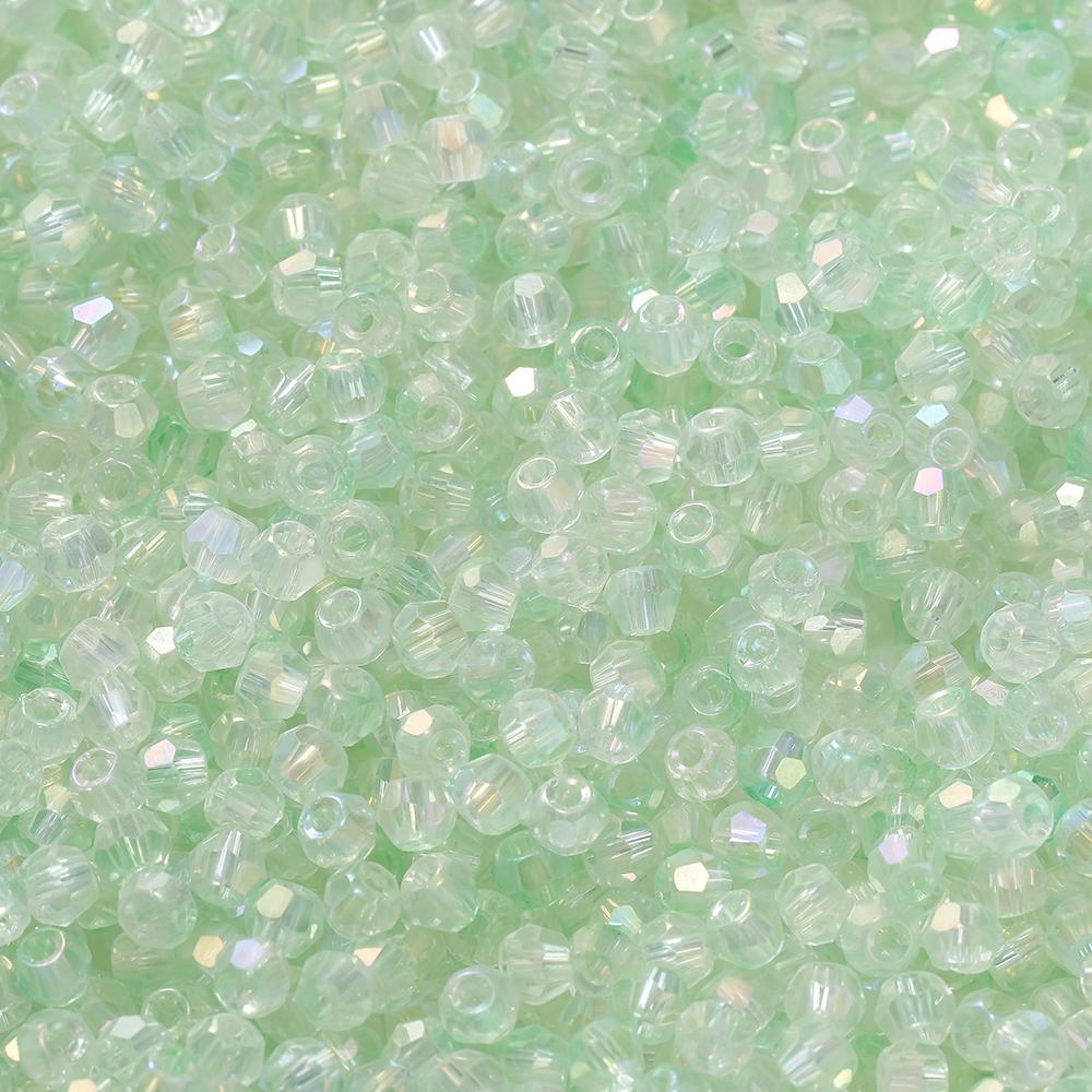 100pcs 3.5x4.5mm Shiny Crystal Beads Glass Mixed Beads Loose Spacer Beads for Bracelet DIY Jewelry Making Accessories