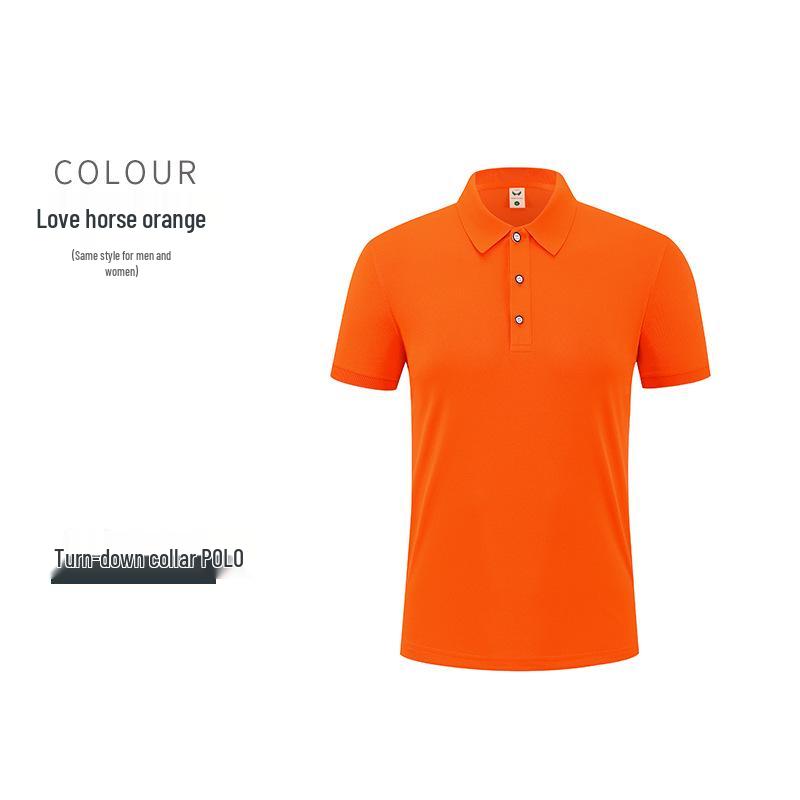 Custom Logo Corporate Polo Shirt, Unisex Summer Style, Lapel, Short Sleeve, Embroidered Workwear
