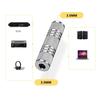 4Pcs 3.5mm Coupler Dual Jack Stereo Socket 3.5 mm Female to 3.5mm Female Jack Connectors for Audio Video Adapter
