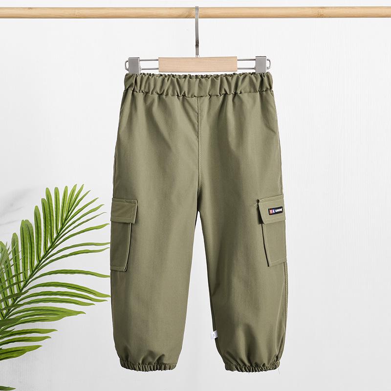 Korean Style Kids' Summer-Autumn Casual Workwear Pants