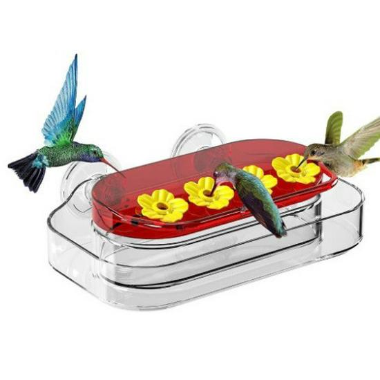 Suction Cup Window Hummingbird Feeder