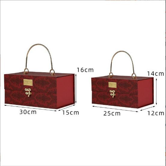 In-Stock Metal Flip-Top Wedding Favor Box for Gifts, Candy & Silk Scarves